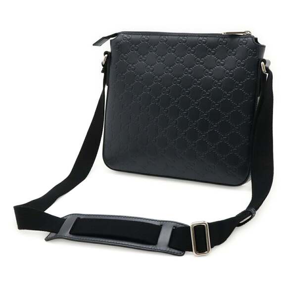 GUCCI Black Leather Shoulder Bag - Picture 3 of 8